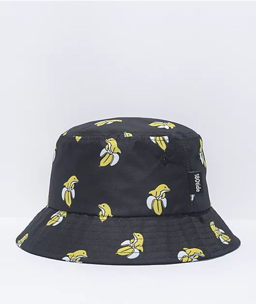 180Tide Banana Black Bucket Hat 