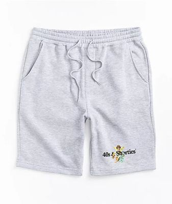 40s & Shorties Angel Grey Sweat Shorts