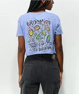 A-Lab Ballina Shroom Purple Crop T-Shirt