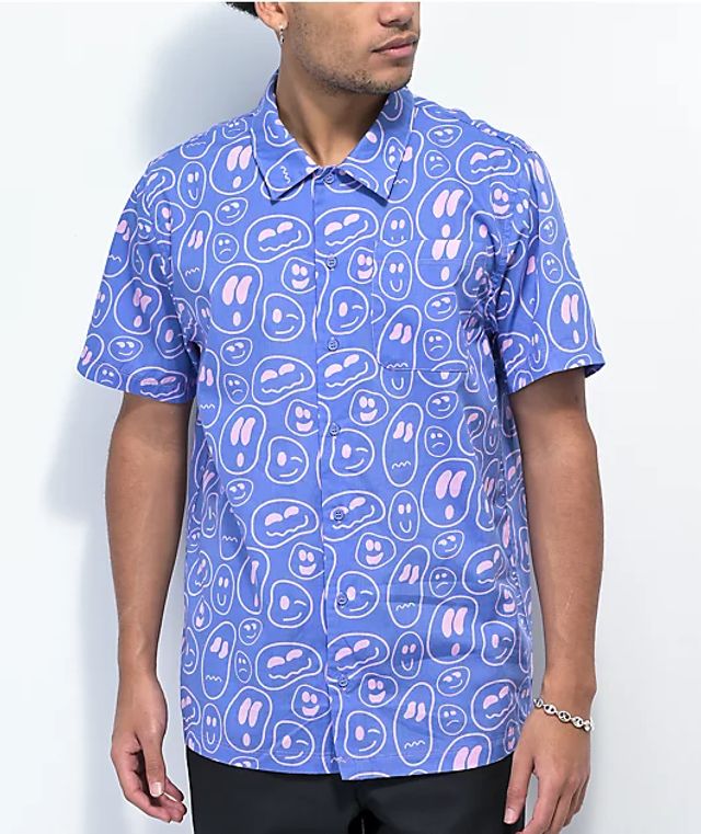 A-Lab Shroomie Short Sleeve Button Up Shirt