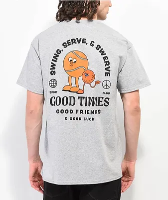 A-Lab Good Times Tennis Grey T-Shirt