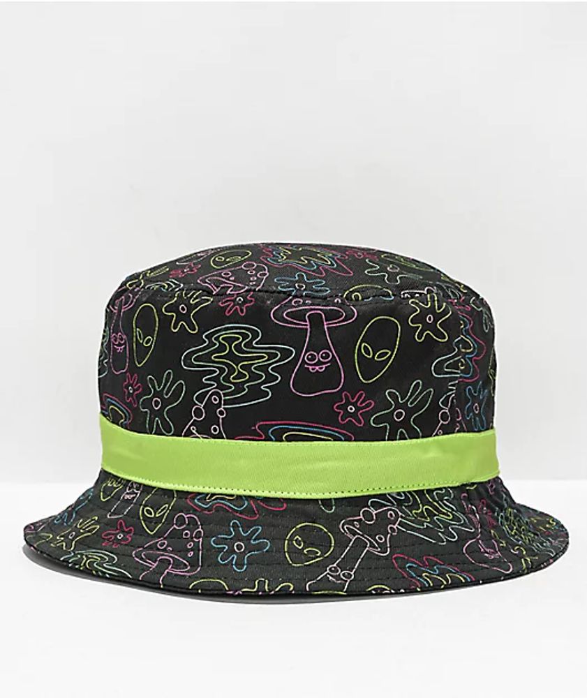 A-Lab Laser Show Black Bucket Hat