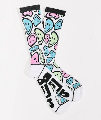 A-Lab Smelty White Crew Socks