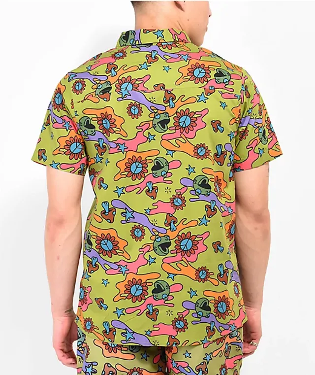 A-Lab Shroomie Short Sleeve Button Up Shirt