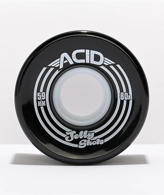 Acid Jelly Shots 59mm 82a Black Skateboard Wheels