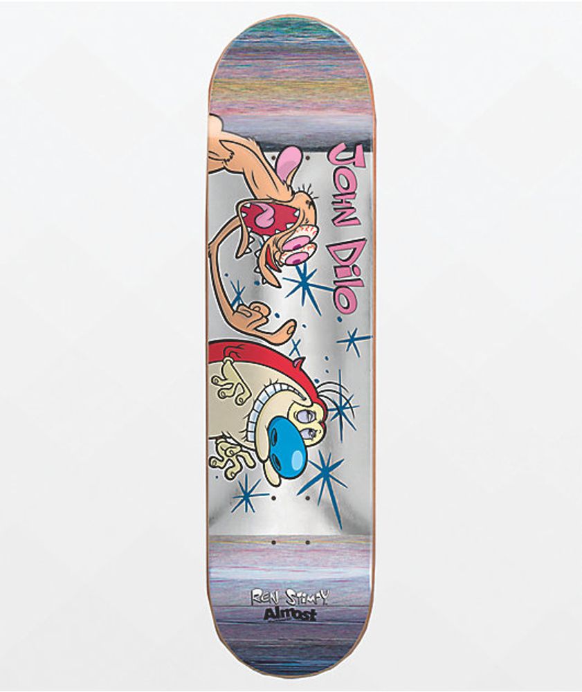 Buitensporig Verhoog jezelf kraai Almost x Ren & Stimpy Dilo Fingered 8.12" Skateboard Deck | Connecticut  Post Mall