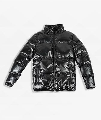 American Stitch Black Nylon Puffer Jacket
