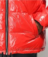 American Stitch Red Shine Puffer Jacket