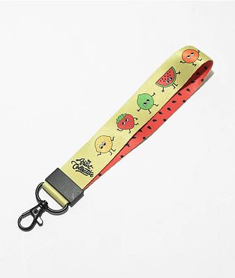 Artist Collective Fruit Medley Yellow Wrist Lanyard