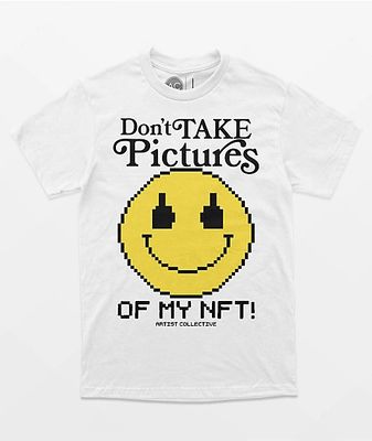 Artist Collective No Pictures Please White T-Shirt