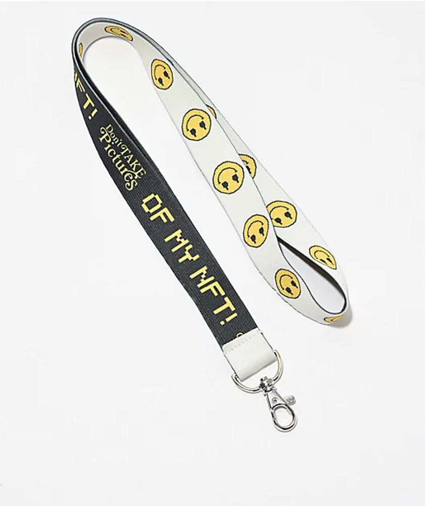 Artist Collective No Pictures White & Black Lanyard
