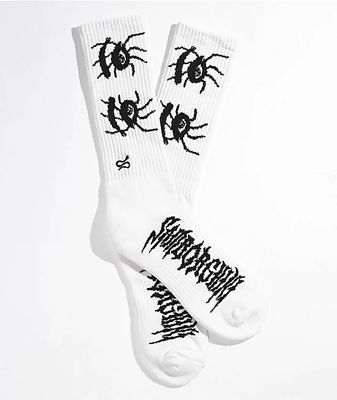 Arvin Goods x Samborghini Spider Eye White Crew Socks