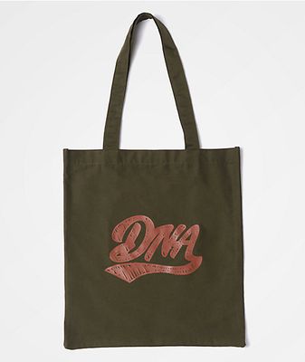 BTS Varsity DNA Olive Green Tote Bag