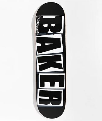 Baker Brand Logo Black & White 8.0" Skateboard Deck