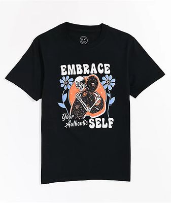 Boss Dog Kids' Embrace Black T-Shirt