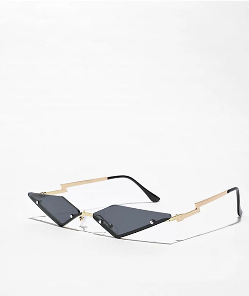 Brave Gold & Black Sunglasses