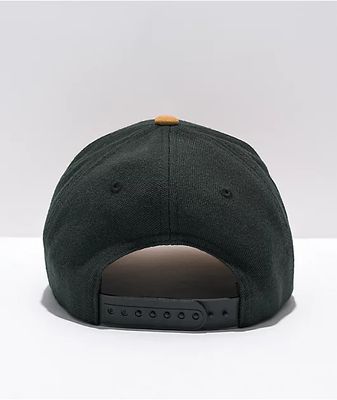 Brixton Crest Caramel & Black Snapback Hat