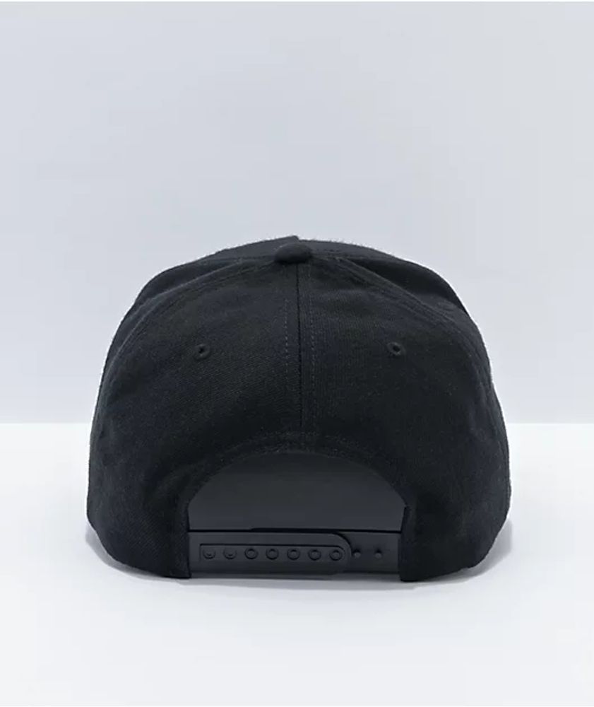 Brixton Crest MP Black Snapback Hat