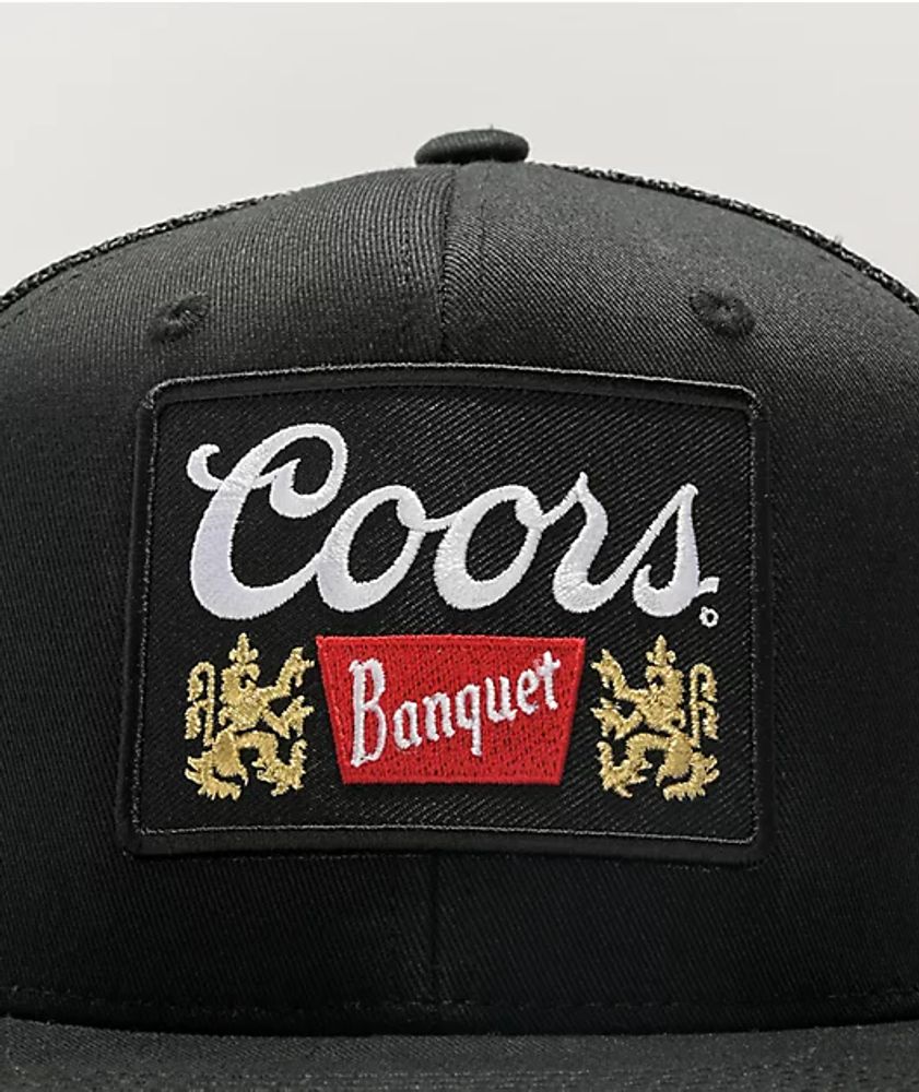 Brixton x Coors Primary Black Trucker Hat