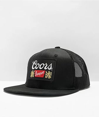 Brixton x Coors Primary Black Trucker Hat
