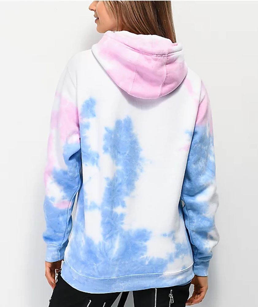 Broken Promises Enchanted Pink u0026 Blue Tie Dye Hoodie | Coquitlam Centre