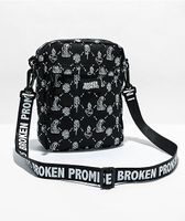 Broken Promises Fortunate Black Crossbody Bag
