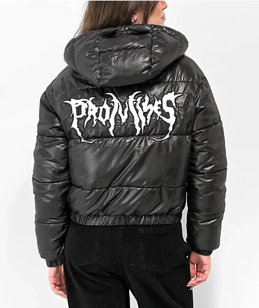 Broken Promises Love Is Lethal Brown Hooded Flannel Jacket