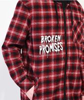 Red Hooded Flannel Jacket | Foxvalley Mall