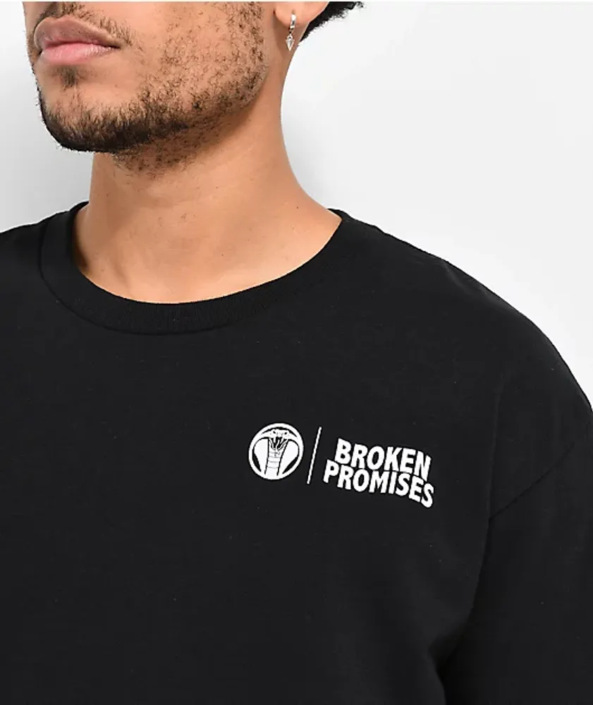 Broken Promises Game For 2 Black Wash Long Sleeve T-Shirt
