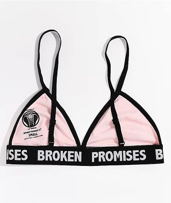 Broken Promises Unbearable Triangle Bralette