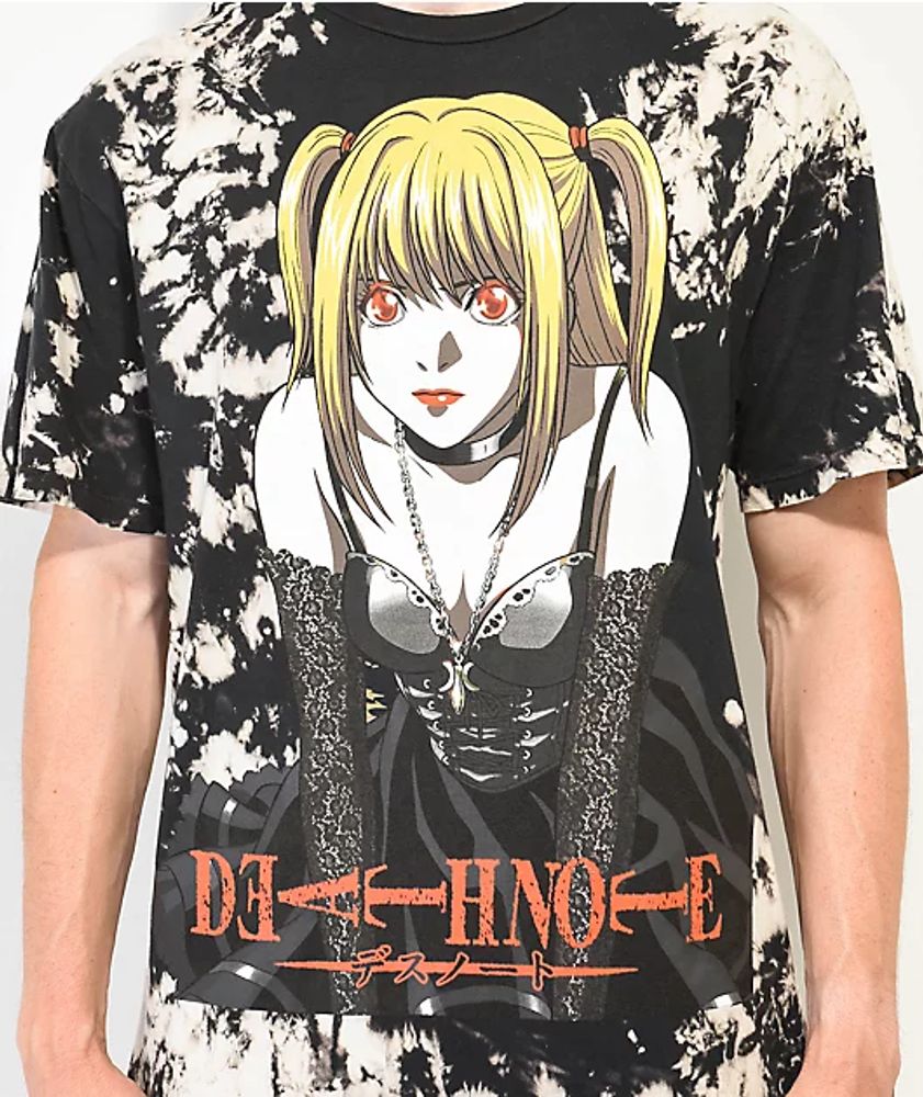 Death Note Mall Goth Misa Patches T-Shirt XL Black