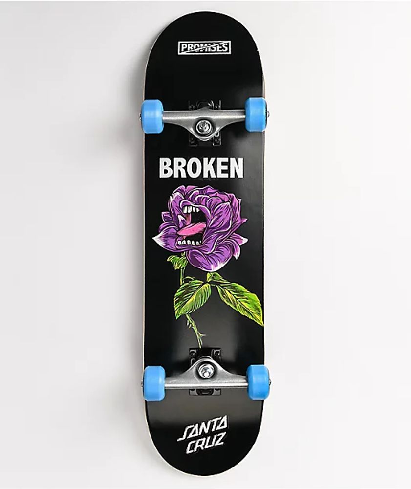 Broken Promises x Santa Cruz Screaming Thornless 8.0" Skateboard Complete