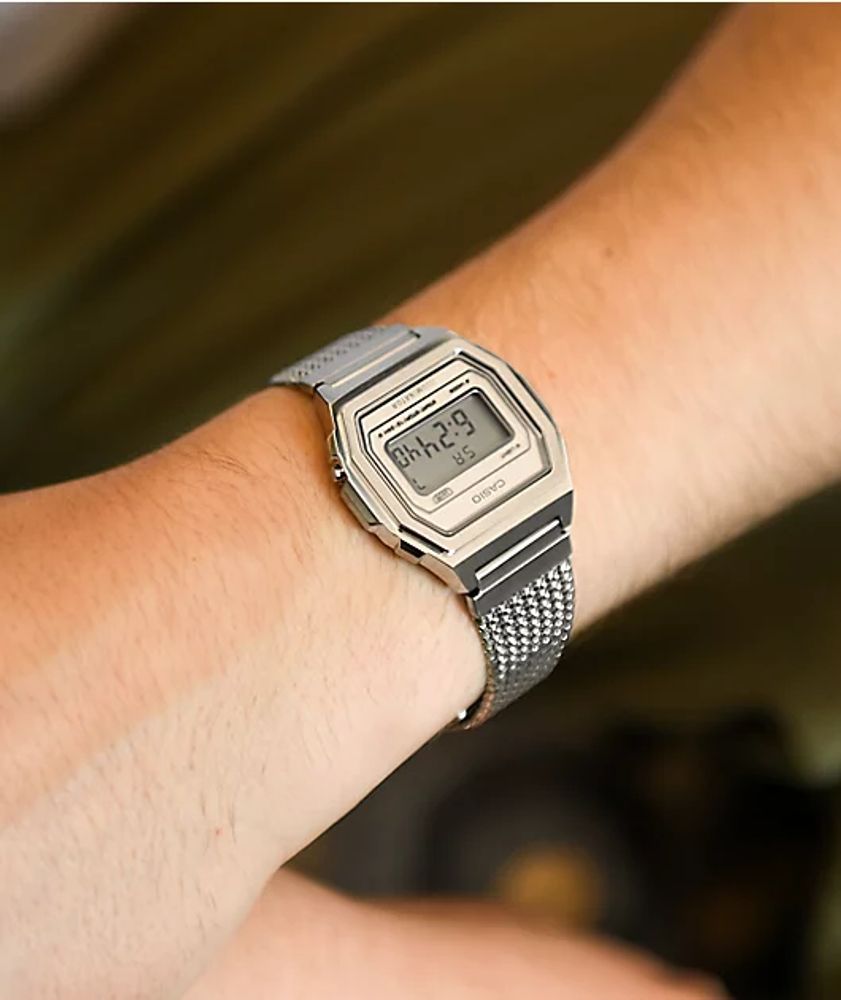 Casio Vintage Silver Digital Watch