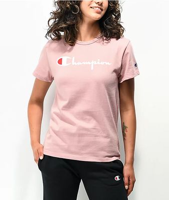 Champion Heritage Beige Pink T-Shirt