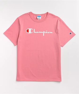 Champion Heritage Script Guava T-Shirt 