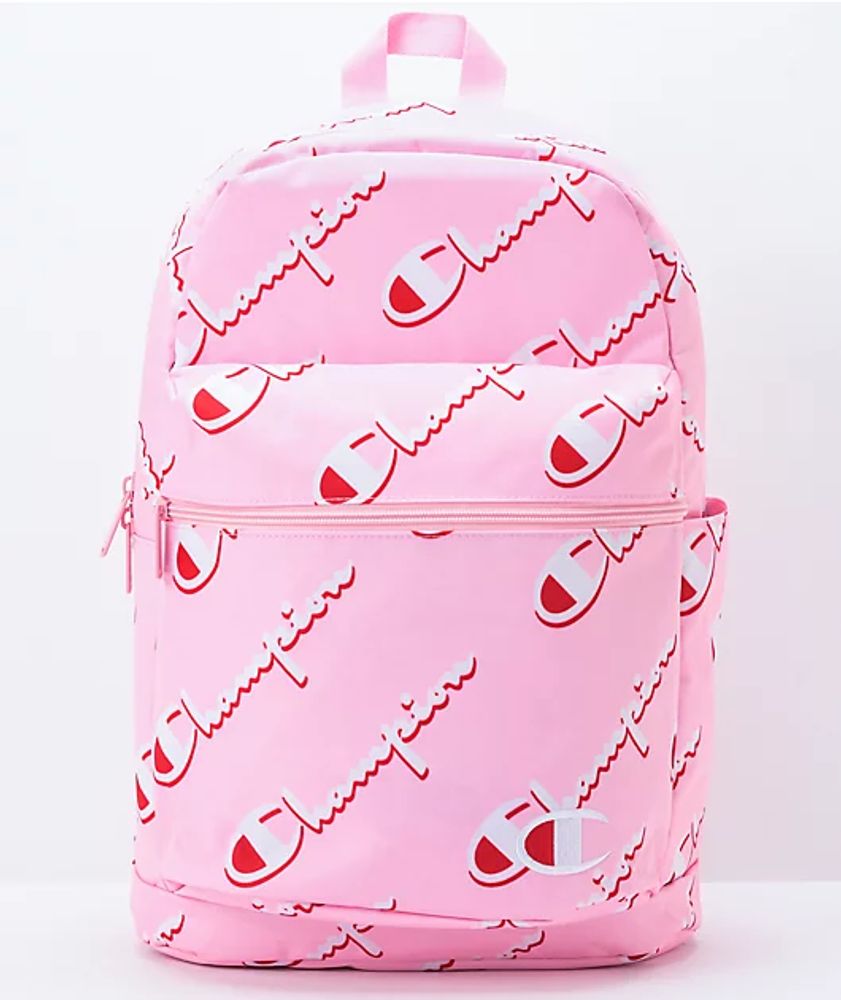 champion pink backpack