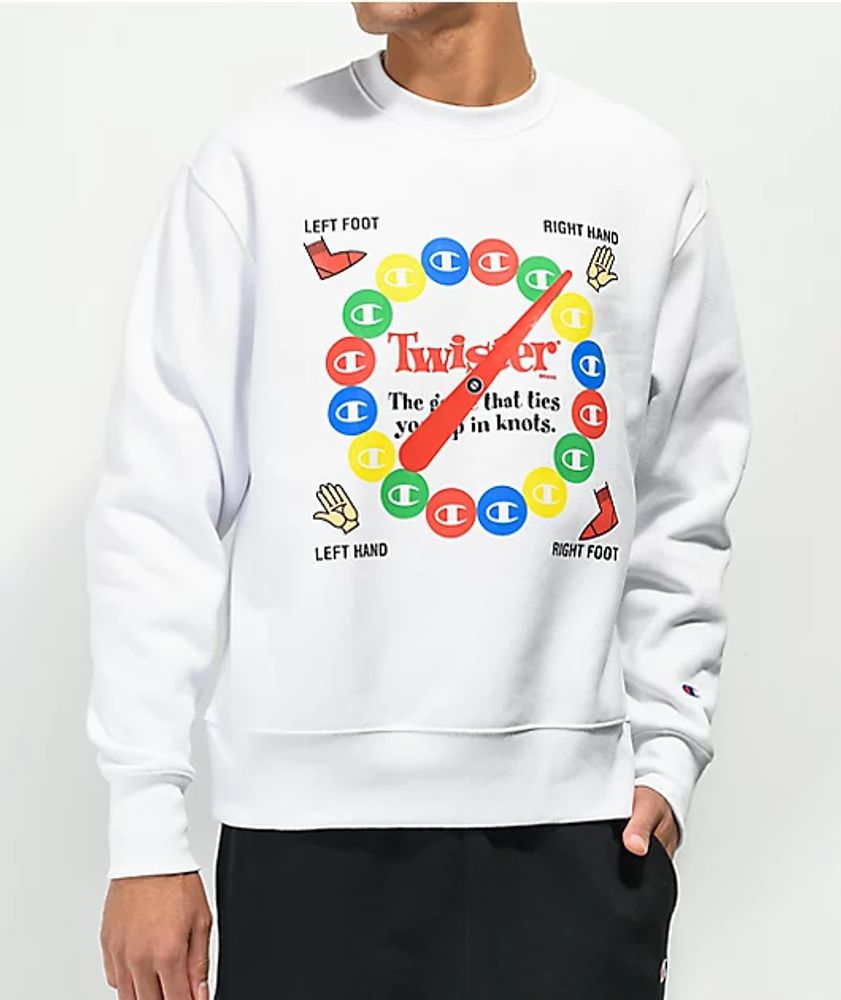 Champion x Twister Reverse Weave White 