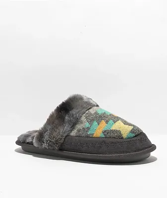 Cobian Cheyenne Charcoal Mule Slippers