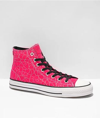 Converse CTAS Pro Crackle Pink & Black Skate Shoes from Converse.