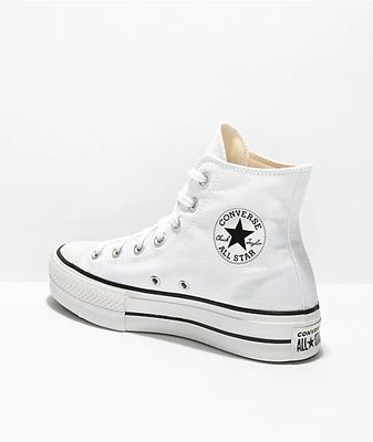 Converse Chuck Taylor All Star Lift White & Black High Top Platform Shoes |  Metropolis at Metrotown