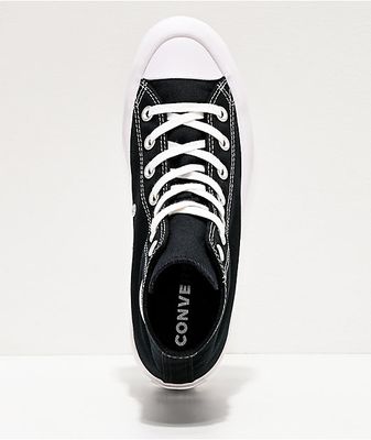 Converse Chuck Taylor All Star Lift Black & White High Top Platform Shoes |  Foxvalley Mall