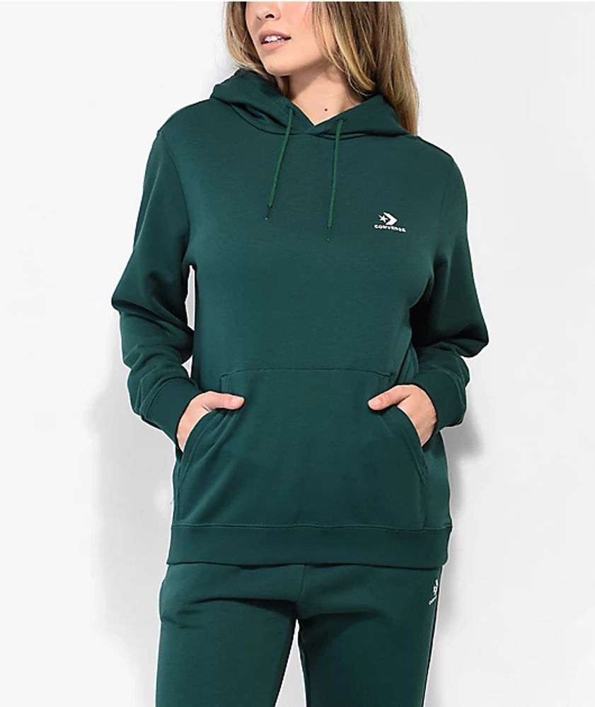 Converse Classic Embroidered Green Hoodie