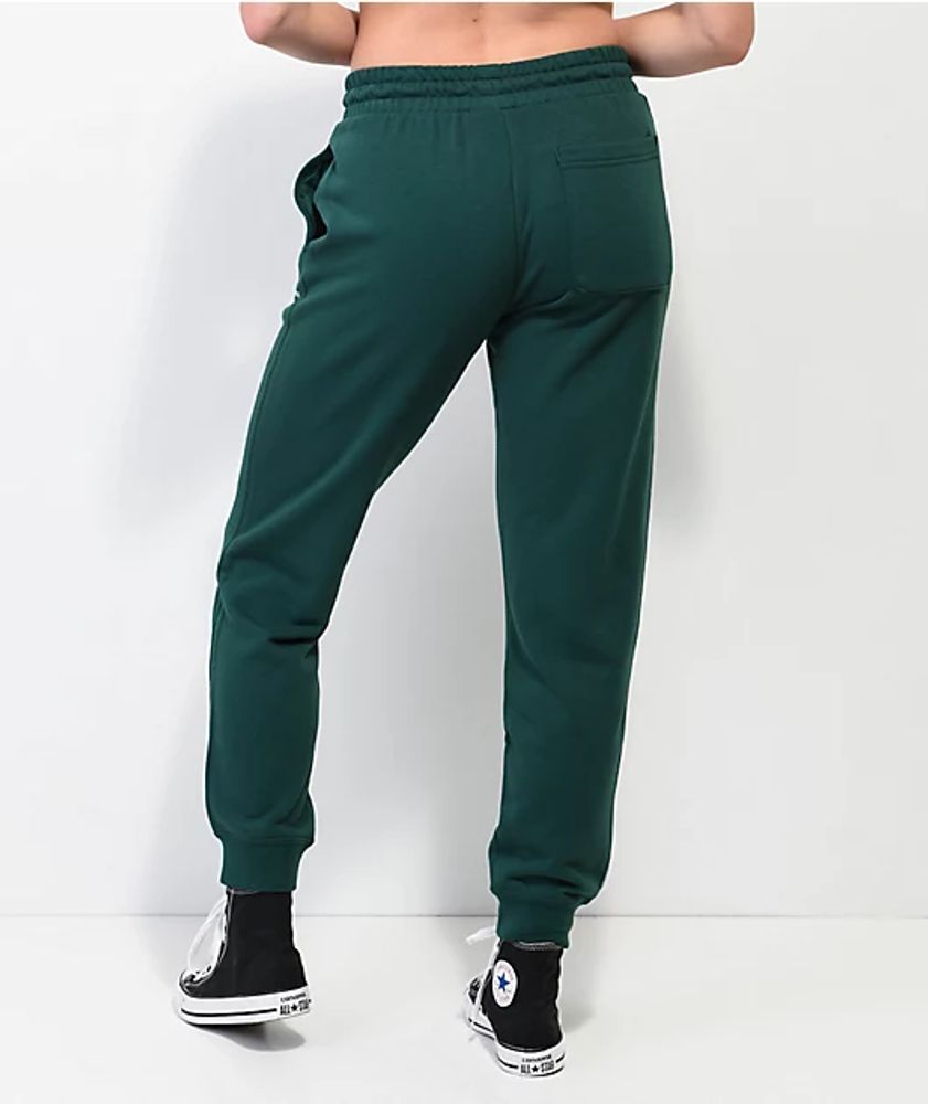 Converse Embroidered Classic Green Sweatpants