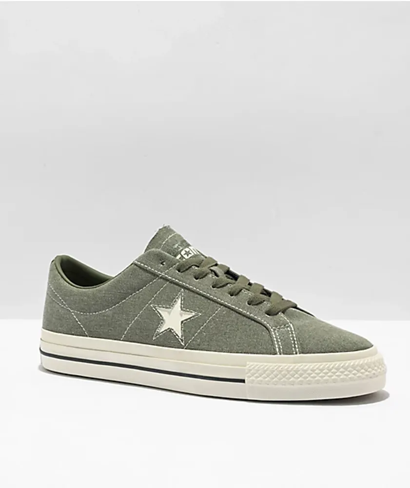 Converse One Star Pro Workwear Green Skate Shoes | Bayshore Shopping Centre