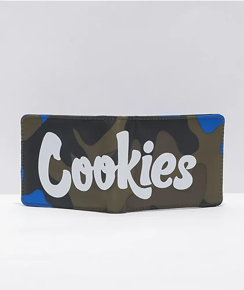 Cookies Blue & Green Camo Bifold Wallet