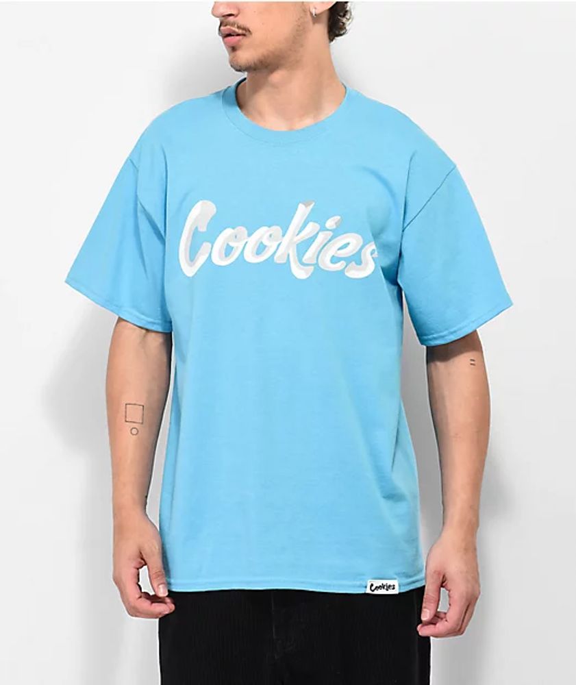 cookies blue shirt