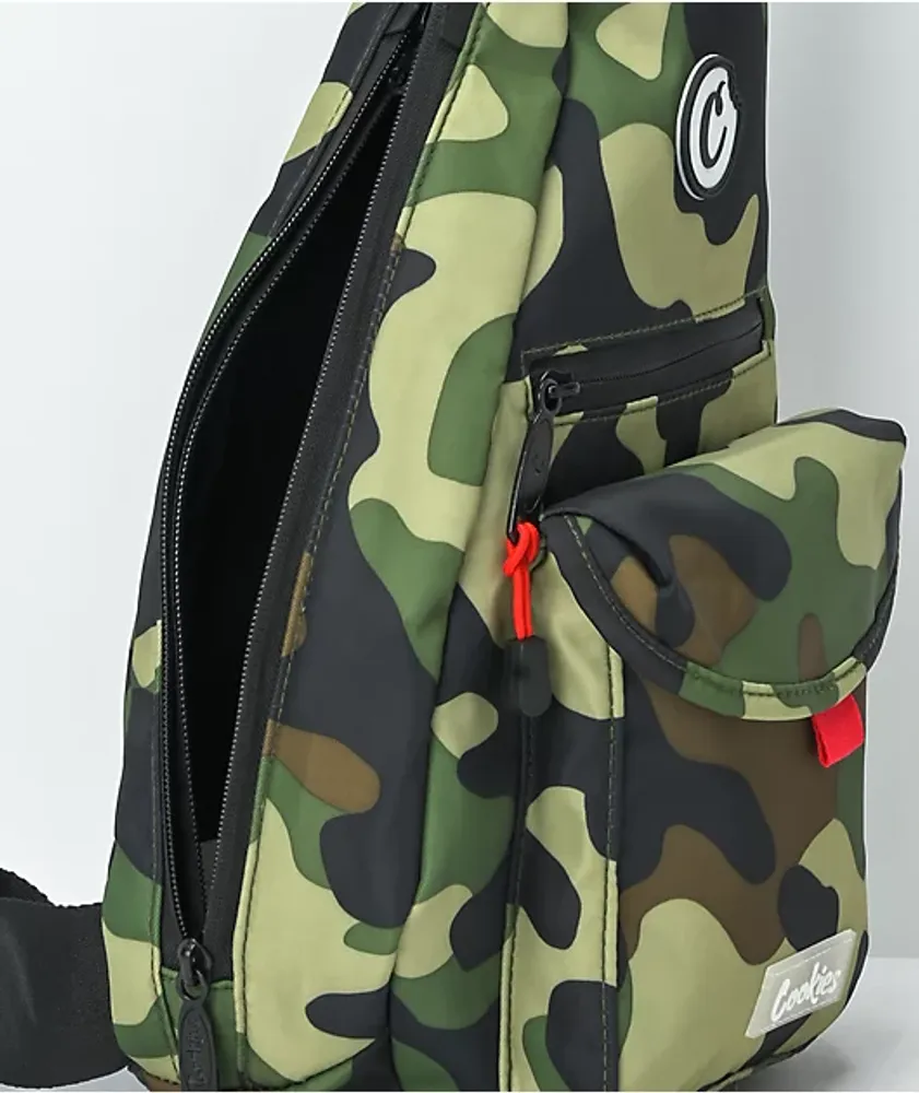 Backpack Sprayground $ PATTERN OVER CAMO SLING BACKPACK Green