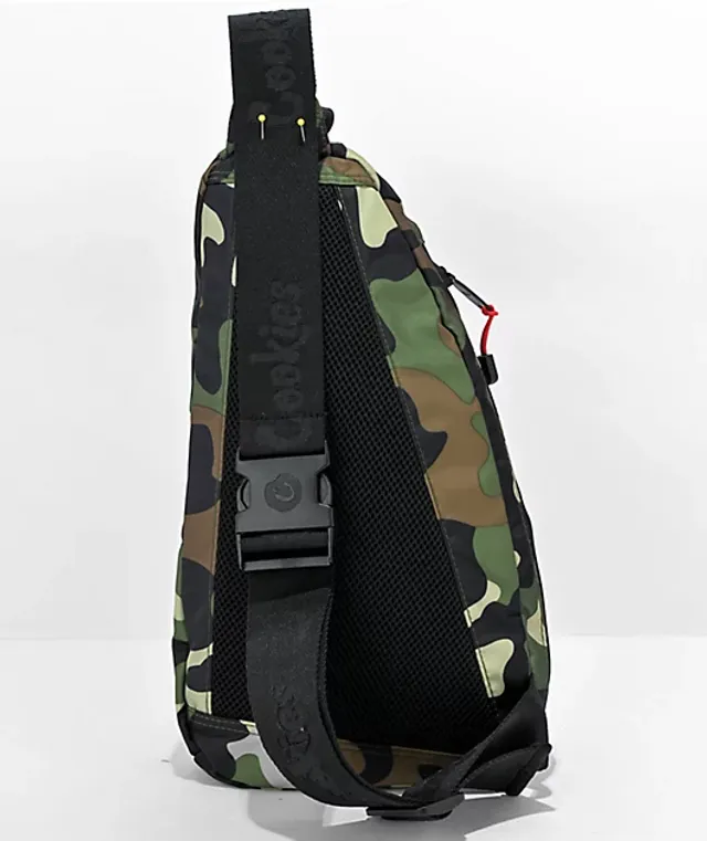 Men Camo Graphic Sling Bag