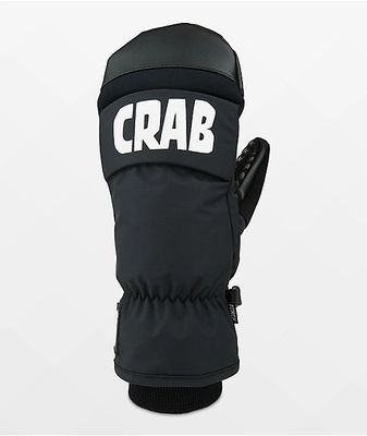 Crab Grab Punch Mitt Black Snowboard Mittens