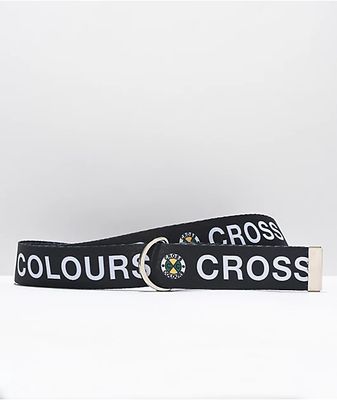 Cross Colours Black D Ring Belt